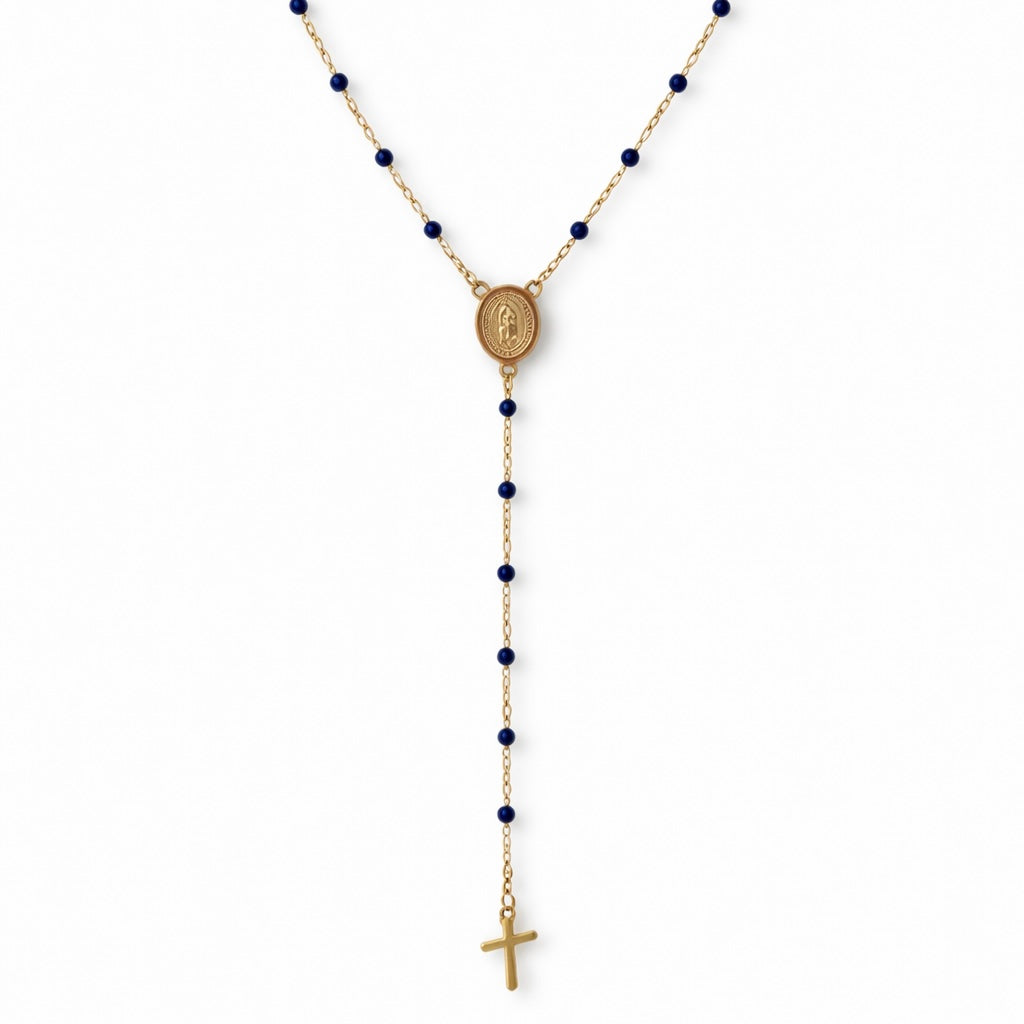 Collier Maïté bleu