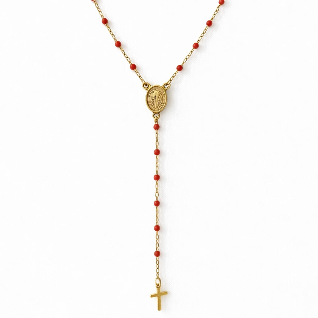 Collier Maïté rouge