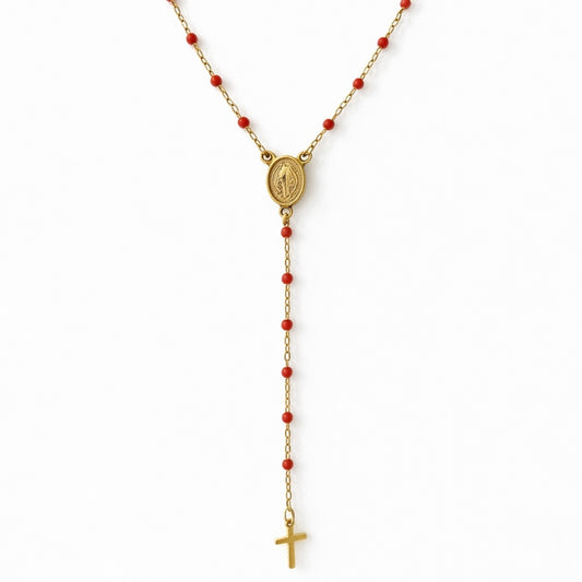 Collier Maïté rouge
