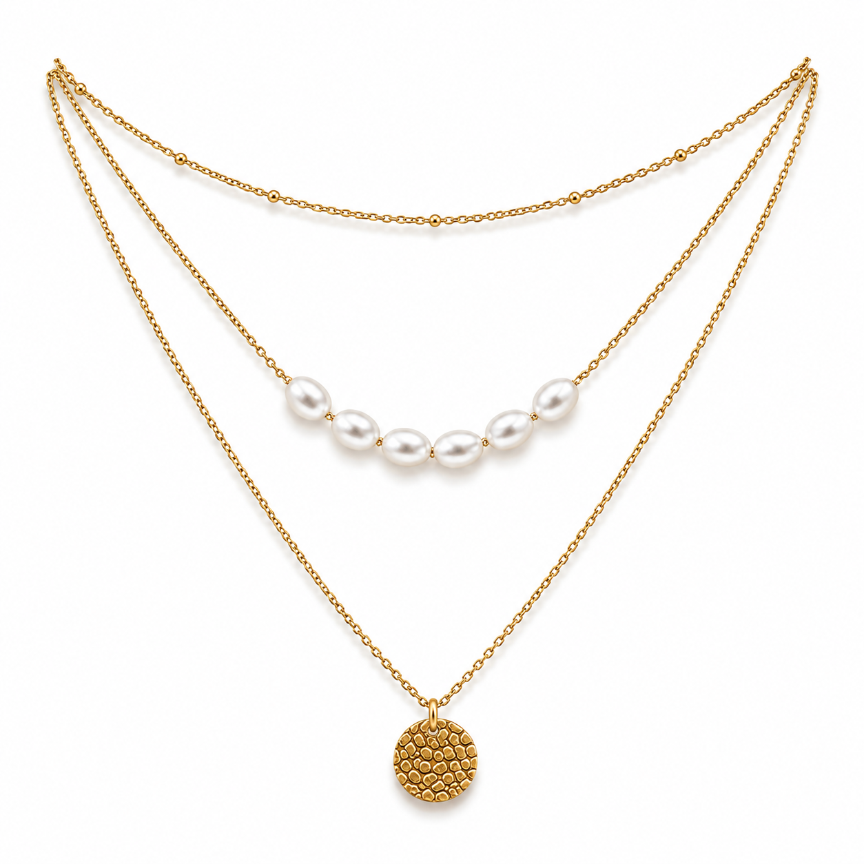 Collier 3 rangs