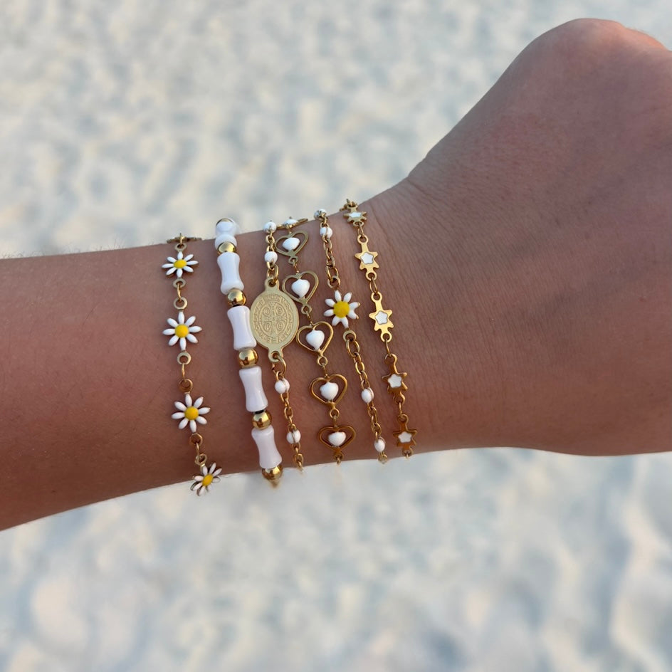Bracelet Lisa blanc